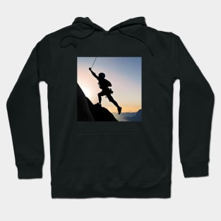 Rock Climbing T-shirt Hoodie